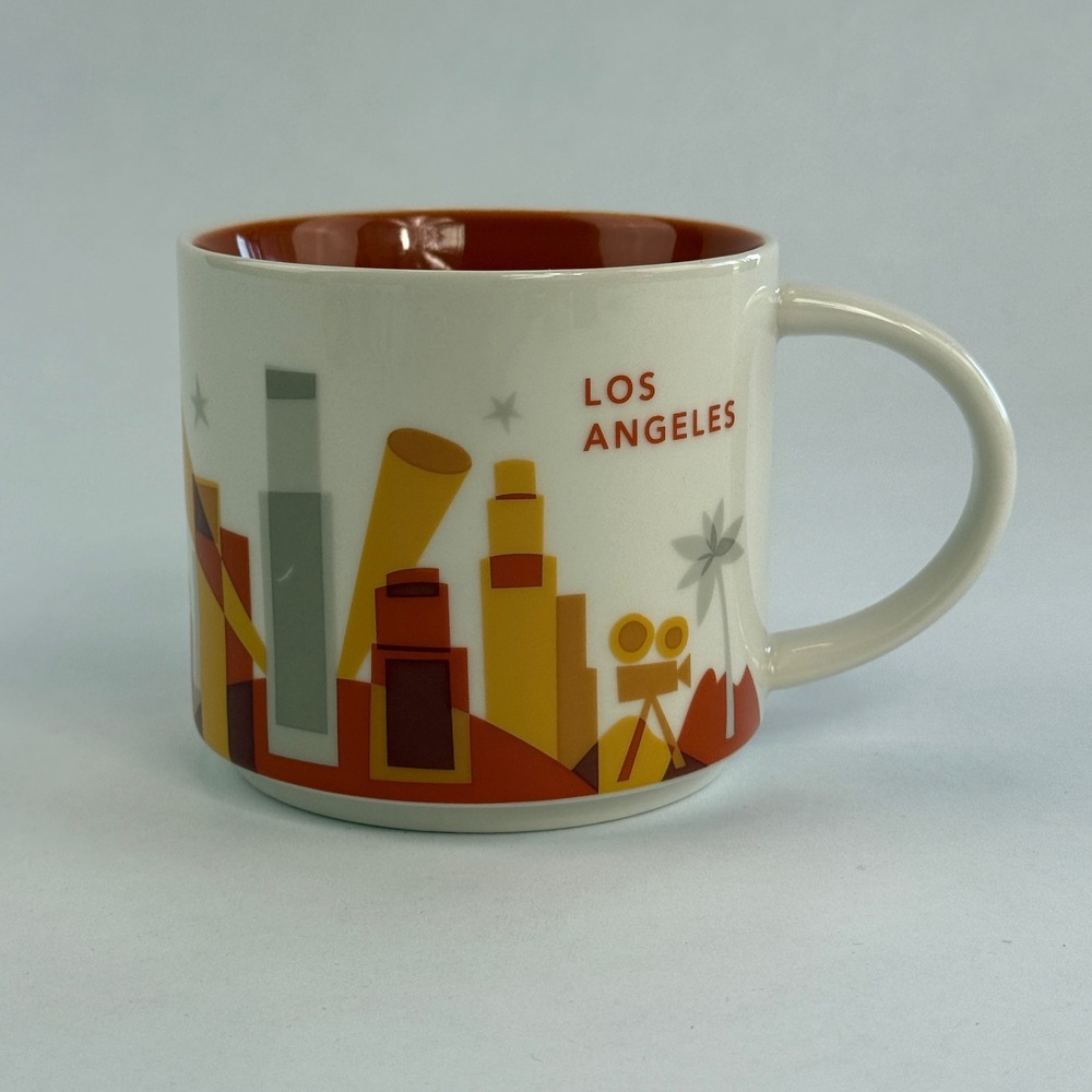 Starbucks You Are Here Los Angeles Coffee Mug 14oz 2017 City Series Ceramic Cup